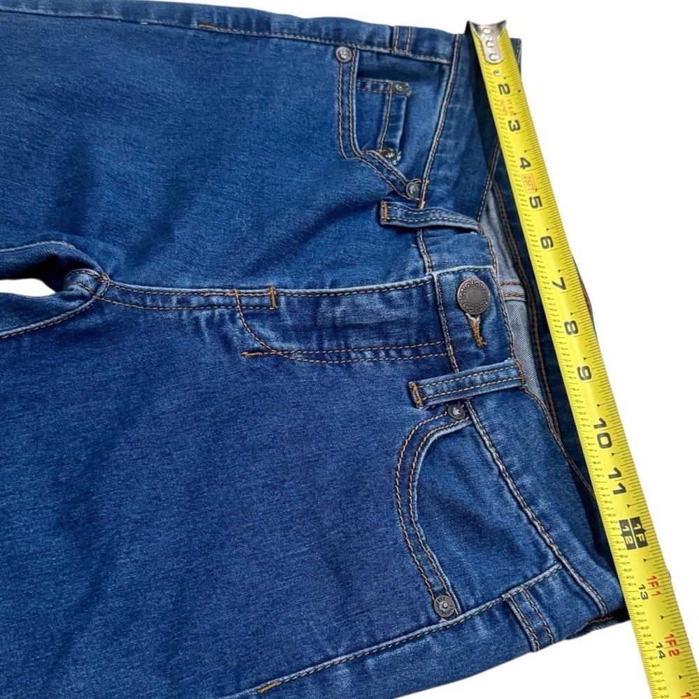 Free People Flare Stretch Jeans Retro‎ Country Cowgirl Rodeo Size 24 - Picture 7 of 10